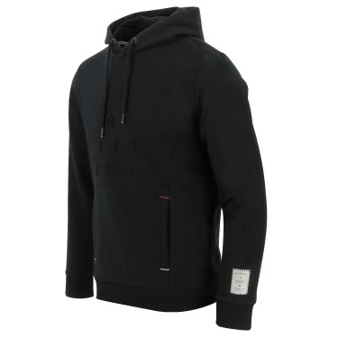 Sweat Equithème Camille mixte à capuche Noir