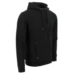 Sweat Equithème Camille mixte à capuche Noir