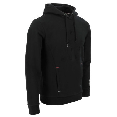 Sweat Equithème Camille mixte à capuche Noir
