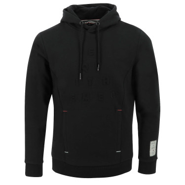 Sweat Equithème Camille unisex met capuchon Zwart