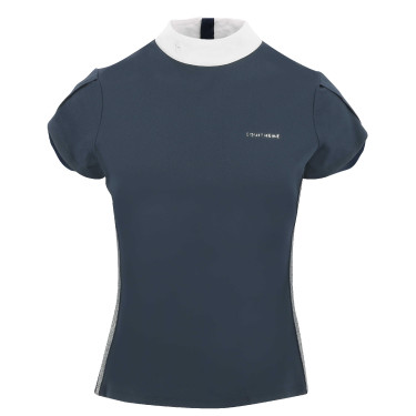 Polo Equithème Ocala korte mouwen Marineblauw