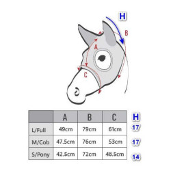 Masque anti-stress Lami-Cell Titanium à oreilles Noir Masque anti-stress Lami-Cell Titanium à oreilles Noir