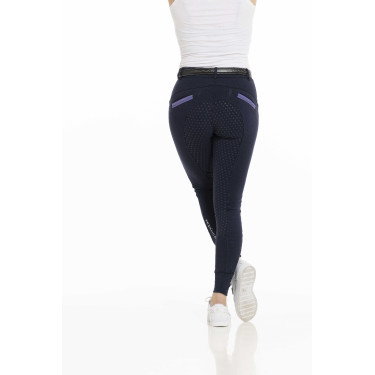 Pantalon Equithème Kylie fond silicone Bleu marine