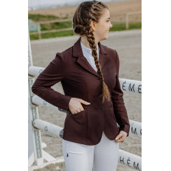 Veste de concours Equithème Oliva Bordeaux