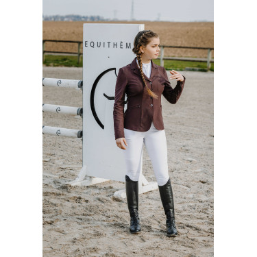 Veste de concours Equithème Oliva Bordeaux