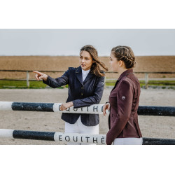 Veste de concours Equithème Oliva Bordeaux