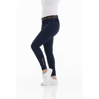 Pantalon Equithème Kendal fond silicone Bleu marine Pantalon Equithème Kendal fond silicone Bleu marine