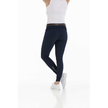 Pantalon Equithème Kendal fond silicone Bleu marine Pantalon Equithème Kendal fond silicone Bleu marine