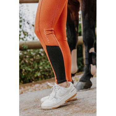 Pull-on Equithème Brigitte siliconen zitvlak Oranje