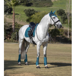 Tapis LeMieux Loire Dressage Square Vert paon