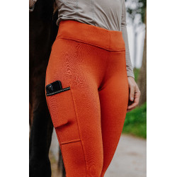 Pull-on Equithème Brigitte fond silicone Orange Pull-on Equithème Brigitte fond silicone Orange