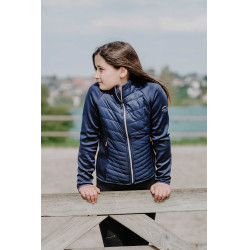 Veste hybride Equithème Olivia enfant Bleu marine