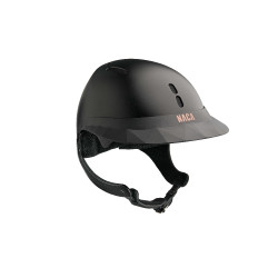 Casque d'équitation Naca Gravity XP Noir onyx mat / rose gold