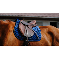 Tapis de selle Equithème Glossy Bleu marine Tapis de selle Equithème Glossy Bleu marine