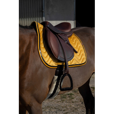 Tapis de selle Equithème Glossy Jaune Tapis de selle Equithème Glossy Jaune