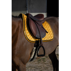 Zadeldek Equithème Glossy Geel