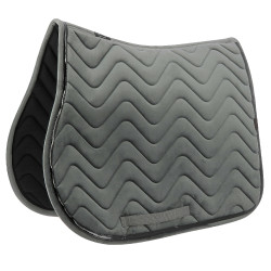 Tapis de selle Equithème Glossy Gris