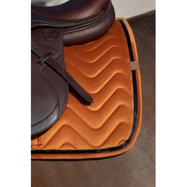 Zadeldek Equithème Glossy Oranje