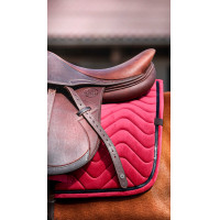 Tapis de selle Equithème Glossy Framboise Rouge