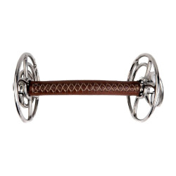 Mors releveur Metalab JW inox cuir