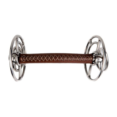 Mors releveur Metalab JW inox cuir