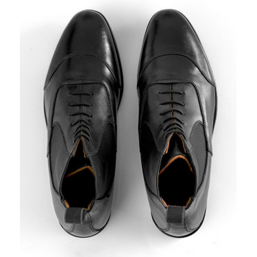 Ego7 Gemini veterschoenen vooraan Zwart