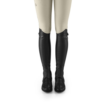 Mini-chaps Ego7 Lyra met elastiek Zwart