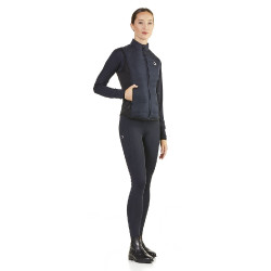 Veste sans manches matelassé Ego7 Dea femme côtés stretch Marine Bleu marine