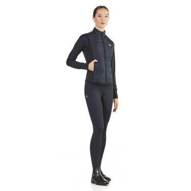 Veste sans manches matelassé Ego7 Dea femme côtés stretch Marine Bleu marine