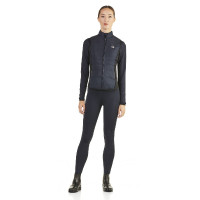 Veste sans manches matelassé Ego7 Dea femme côtés stretch Marine Bleu marine