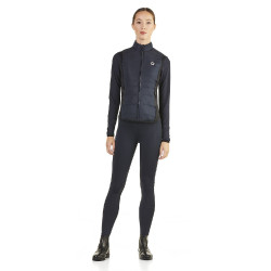 Veste sans manches matelassé Ego7 Dea femme côtés stretch Marine Bleu marine