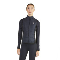 Veste sans manches matelassé Ego7 Dea femme côtés stretch Marine Bleu marine
