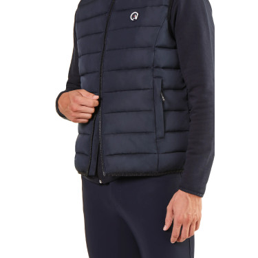 Ego7 Toty gewatteerd mouwloos vest voor heren Marine Marineblauw