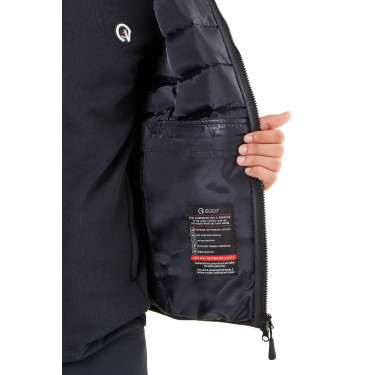 Ego7 Toty gewatteerd mouwloos vest voor heren Marine Marineblauw