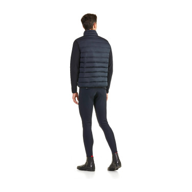 Ego7 Toty gewatteerd mouwloos vest voor heren Marine Marineblauw