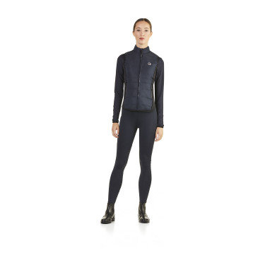 Veste sans manches matelassé Ego7 Dea femme côtés stretch Marine Bleu marine