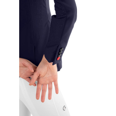 Wedstrijdjasje Ego7 Be Air dames Marine Marineblauw