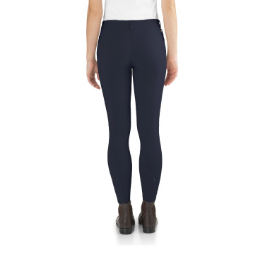 Damesrijbroek Ego7 Jumping PT Marine Marineblauw