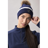 Muts met pompon Horseware AA Monogram Marine Marineblauw Muts met pompon Horseware AA Monogram Marine Marineblauw