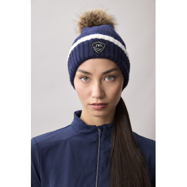 Bonnet à pompon Horseware AA Monogram Marine Bleu marine Bonnet à pompon Horseware AA Monogram Marine Bleu marine