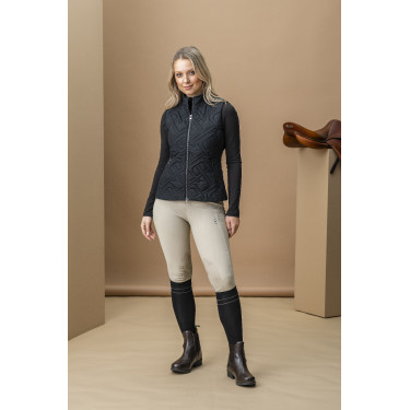 Doudoune sans manches Horseware AA Neve Monogram femme Noir