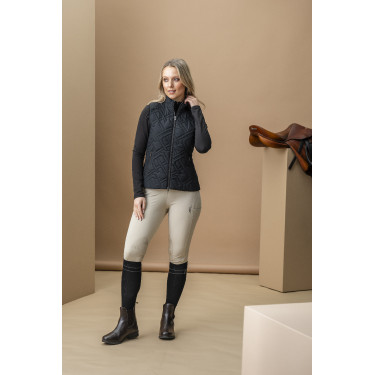 Doudoune sans manches Horseware AA Neve Monogram femme Noir