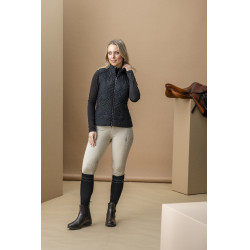 Mouwloze donsbody Horseware AA Neve Monogram dames Zwart