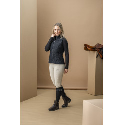 Mouwloze donsbody Horseware AA Neve Monogram dames Zwart