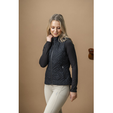 Doudoune sans manches Horseware AA Neve Monogram femme Noir
