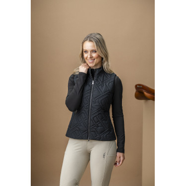 Doudoune sans manches Horseware AA Neve Monogram femme Noir
