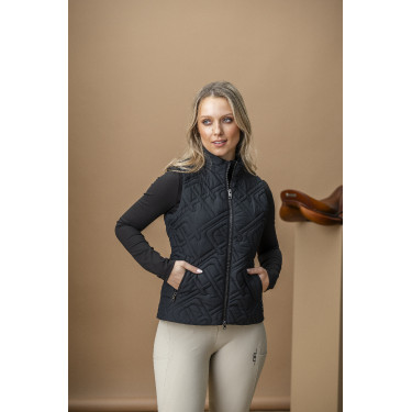 Doudoune sans manches Horseware AA Neve Monogram femme Noir
