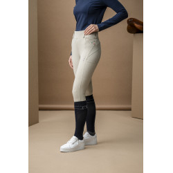 Horseware Hybrid-broek met kunstleren zitvlak AA Fina dames Beige