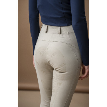 Horseware Hybrid-broek met kunstleren zitvlak AA Fina dames Beige