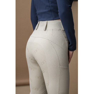 Horseware Hybrid-broek met kunstleren zitvlak AA Fina dames Beige
